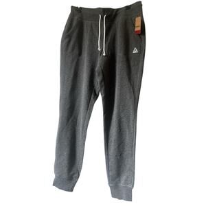 Reebok Men's Training Charoal Heather Gray Jogger Pants Sz M NWT